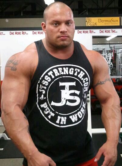 Eric uses his accessory training to not just build massive pressing strength, but also a physique to match