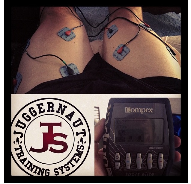 EMS technology, like a Compex device, can be a powerful recovery aid.