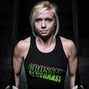 JoEllyn McAtee is a former collegiate track and field athlete, who is now the owner of Crossfit Bluegrass