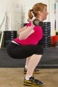 The low bar back squat is the least specific squat variant for the Olympic lifts. It is so far removed that I would strongly recommend against it's use at all for leg strength development in weightlifting. Note the clear difference in torso, hip, and knee angles. Training the low bar back squat will likely lead to poor receiving positions for both the snatch and clean.