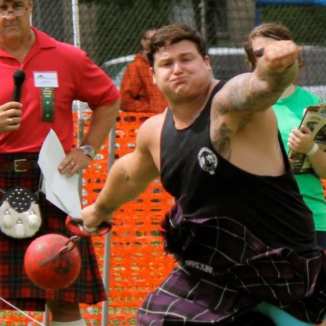 Matt Vincent has a diverse athletic background, having excelled in the shot put, powerlifting and strongman, before becoming the World Highland Games Champion