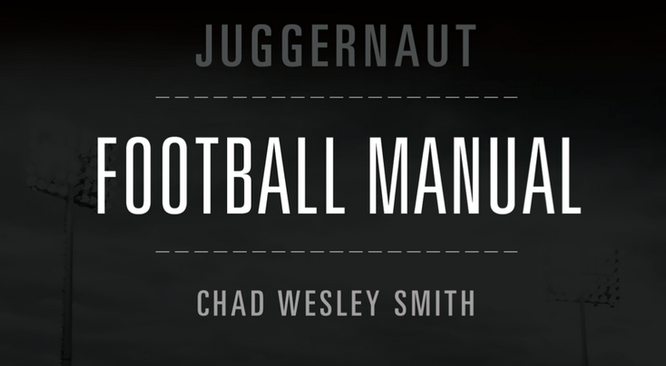 Get $200 off The Juggernaut Football Manual by using the code FOOTBALL2014 before Midnight on Sunday, November 16th.