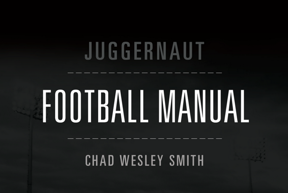 Get The Juggernaut Football Manual for 50% all this week!