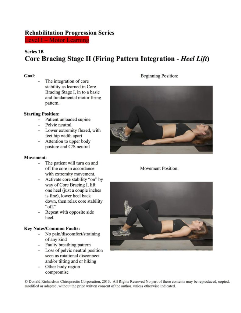 Rx Prog - Core Bracing Stage II