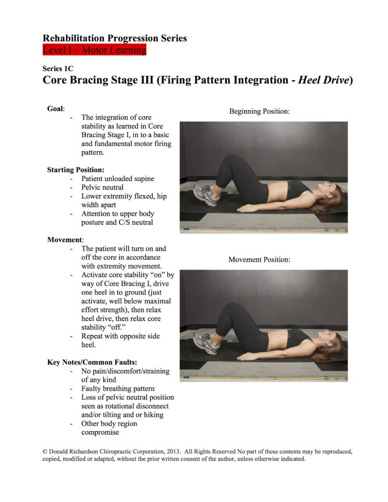 Rx Prog - Core Bracing Stage III