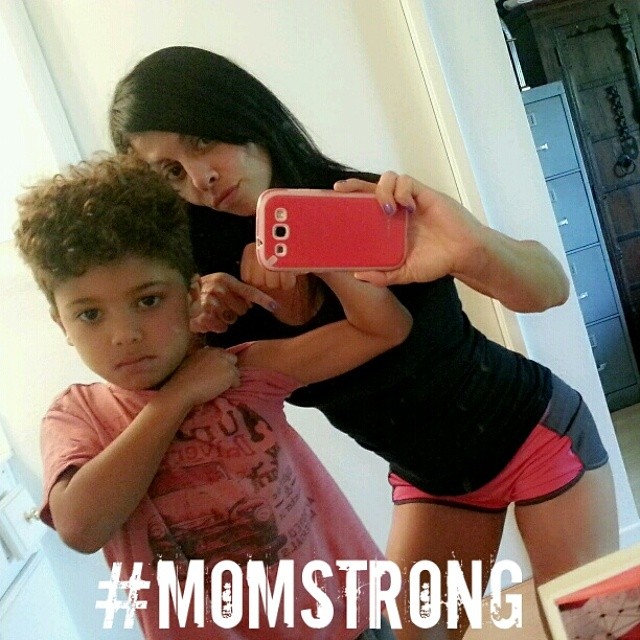 Check out #MomStrong on Instagram for awesome stories of women strong enough to raise a family and compete!