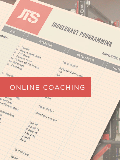 Juggernaut athletes and coaches are available for online programming!